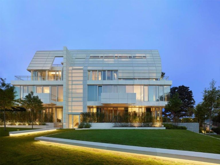Lichtplanung für das Haus in Weiss von Architekt Richard Meier in Stuttgart