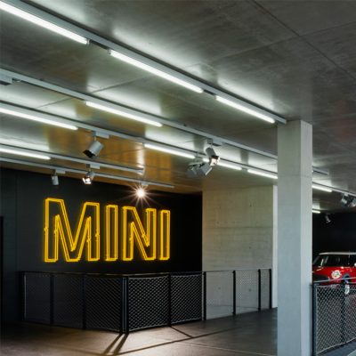 Lichtplanung von candela für BMW Mini